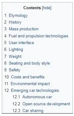 find keywords in wikipedia