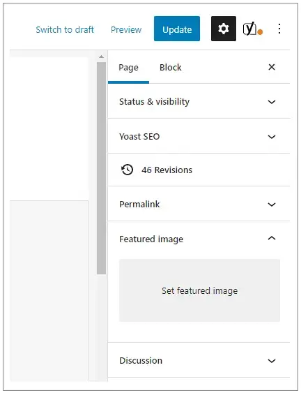 to set featured image in wordpres